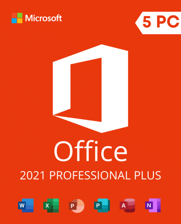 Office 2021 Professional Plus Activation Key - 5 PC - All Good Keys