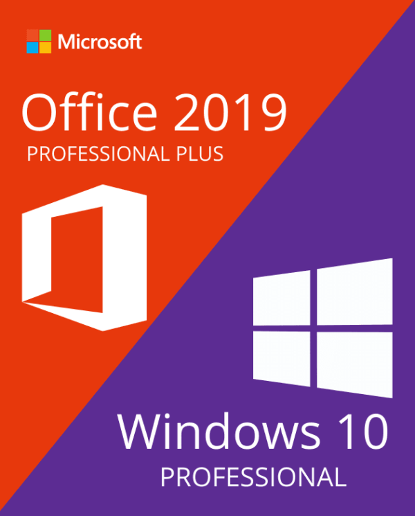 Windows 10 Pro + Office 2019 Pro Plus