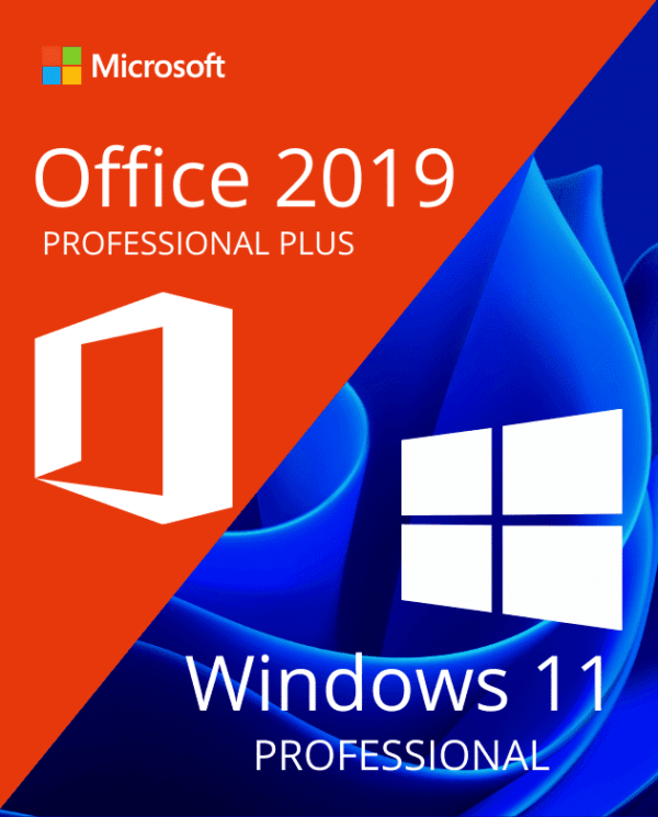 Windows 11 Pro + Office 2019 Pro Plus