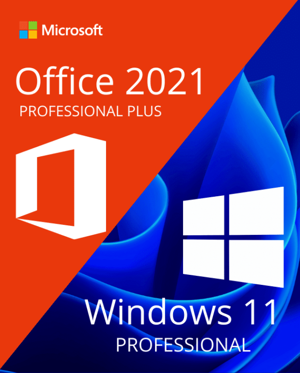 Windows 11 Pro + Office 2021 Pro Plus